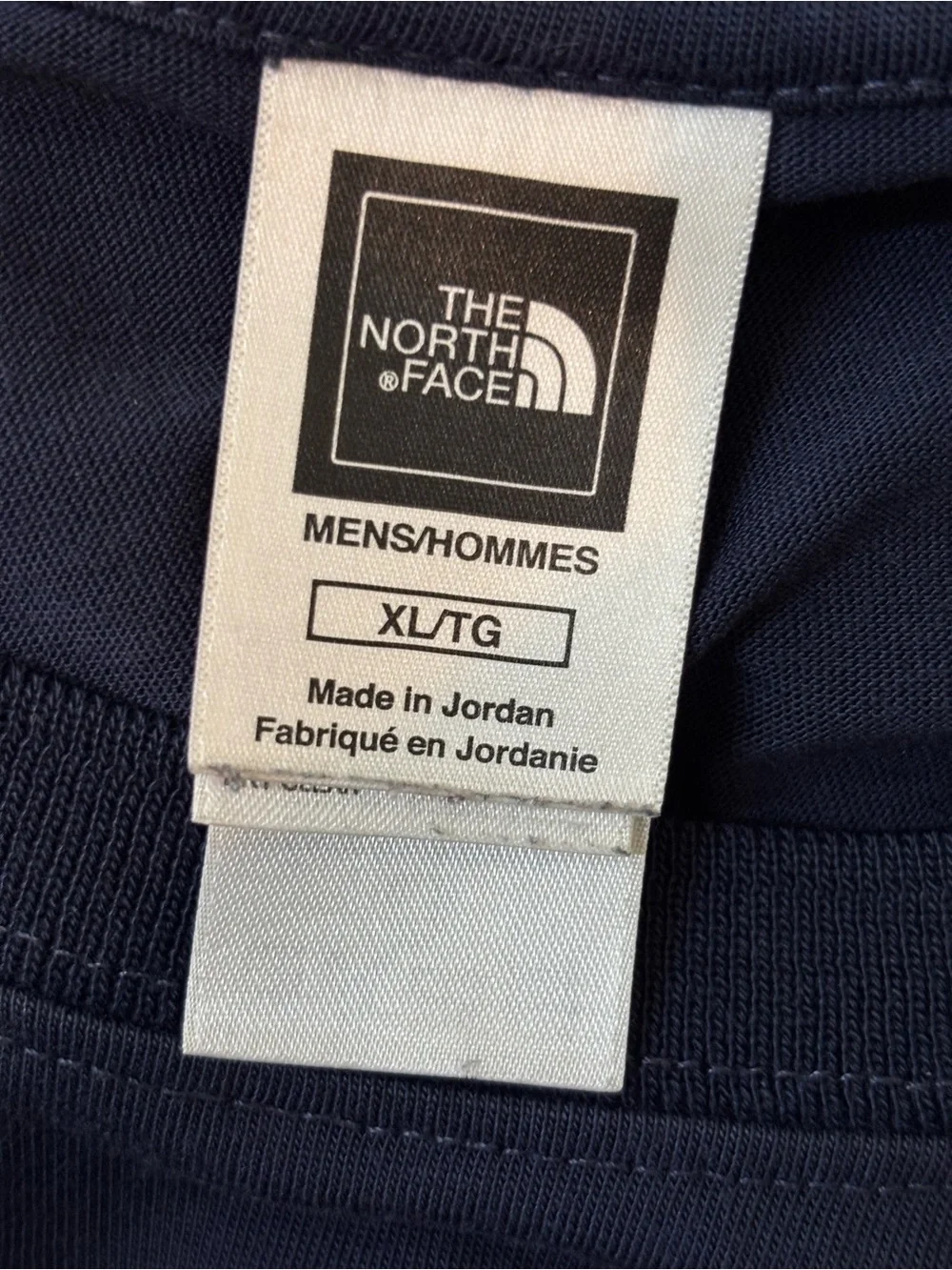 The North Face Men's Long-Sleeve Vapor Wick Crew in Deep Navy, xl